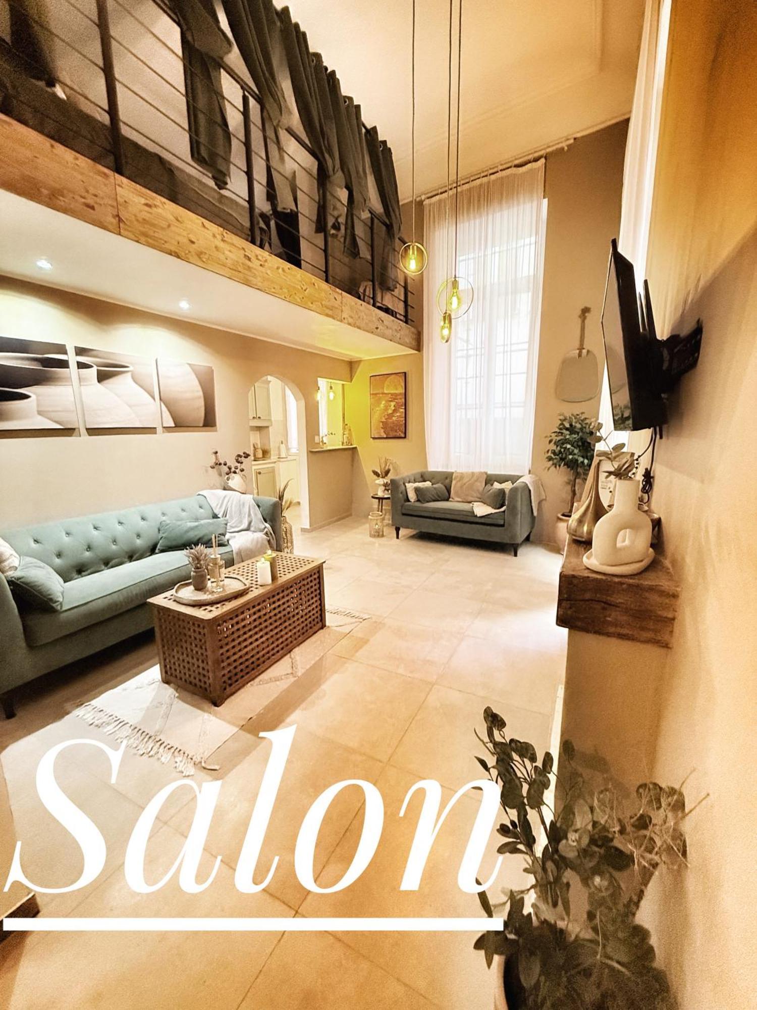 Spacious Loft, Duplex, Old Town, 3 Bedrooms - Easy Check-In Nizza Exterior foto